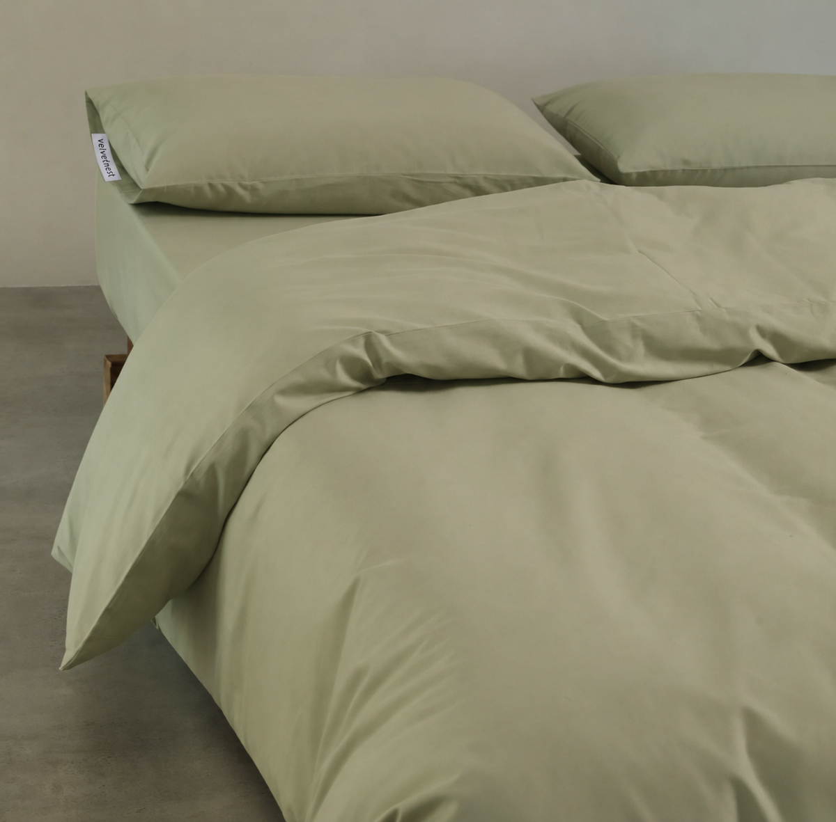 Archipelago Green Brushed Cotton Bedding Set
