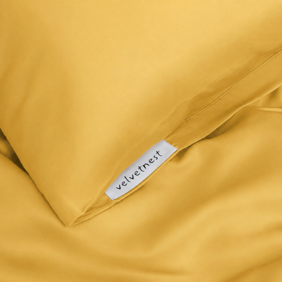 Queen Island Yellow Tencel Bedding Set