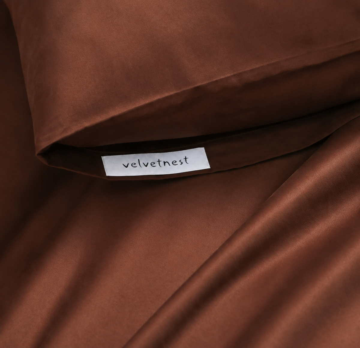 Canyon Brown Brushed Cotton Bedding Set