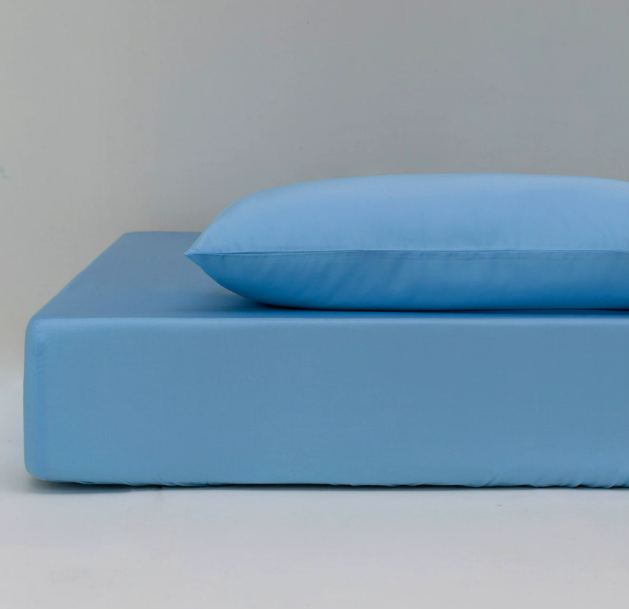 Winnian Lake Blue Tencel Bedding Set