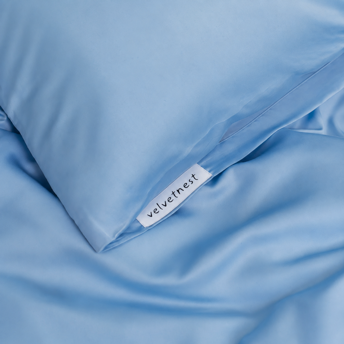 Winnian Lake Blue Tencel Bedding Set